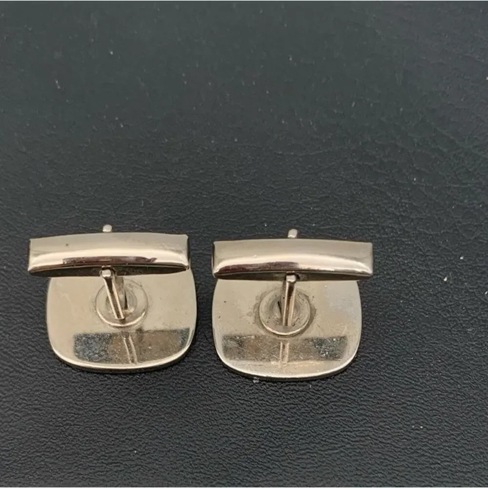 Vintage Silver Tone Masonic shriner cufflinks